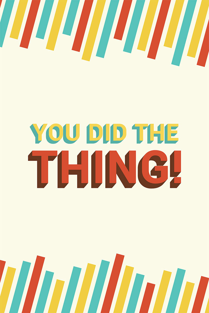 Greeting card design